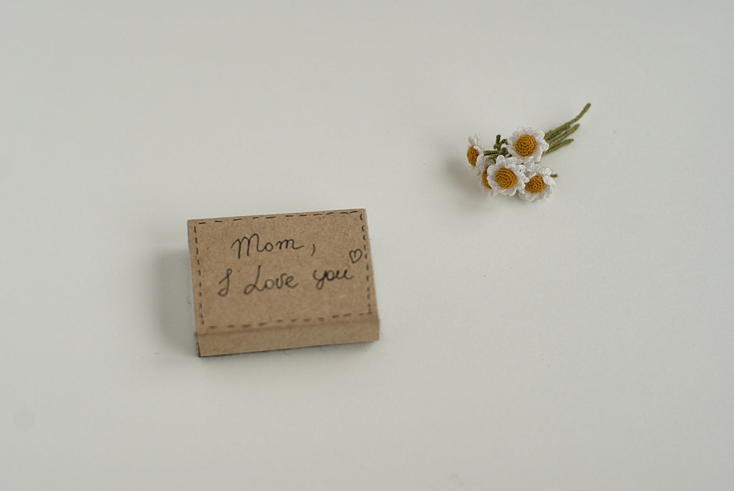 Embroidered mini bouquet for Mother’s Day