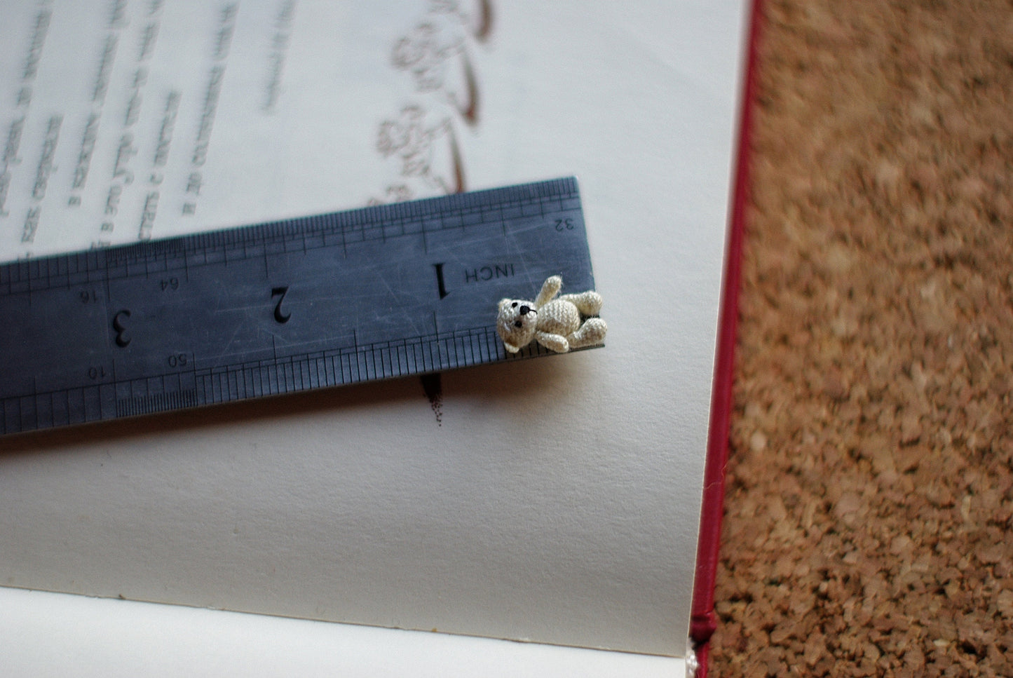 Miniature Crochet Teddy Bear