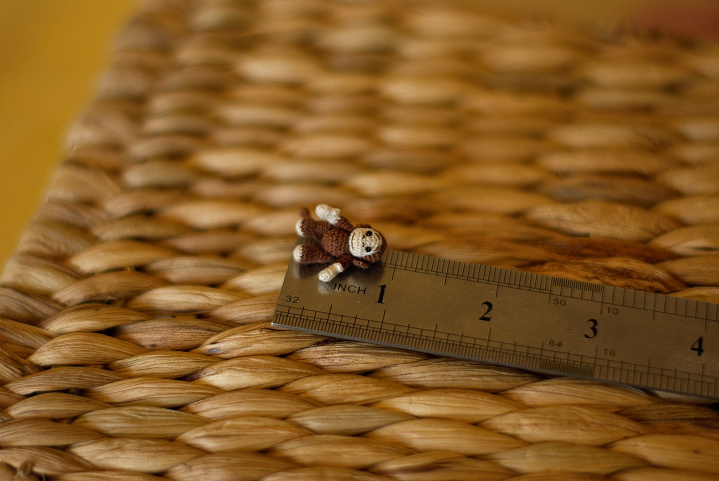 Miniature Crochet Monkey