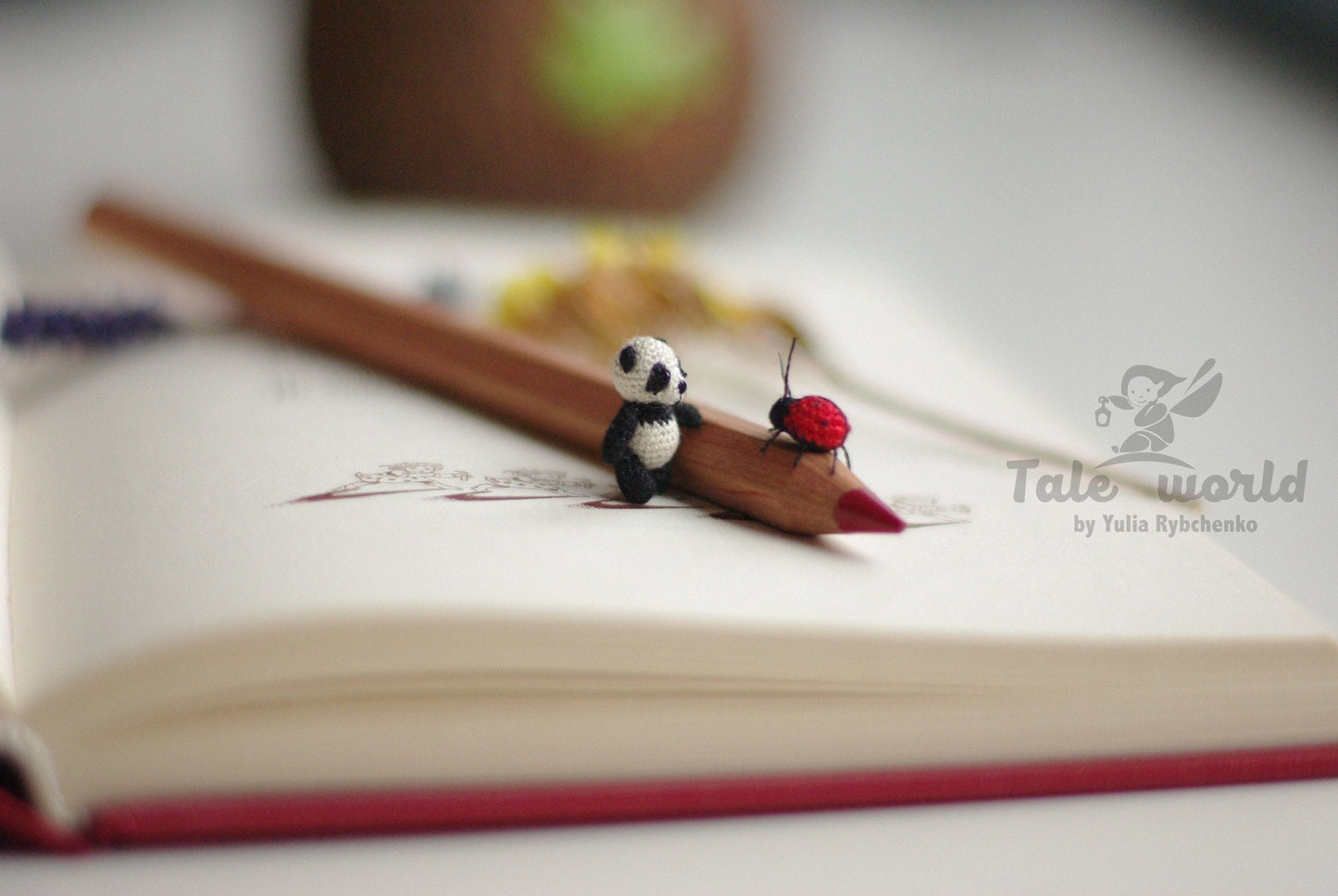 Miniature Crochet Panda