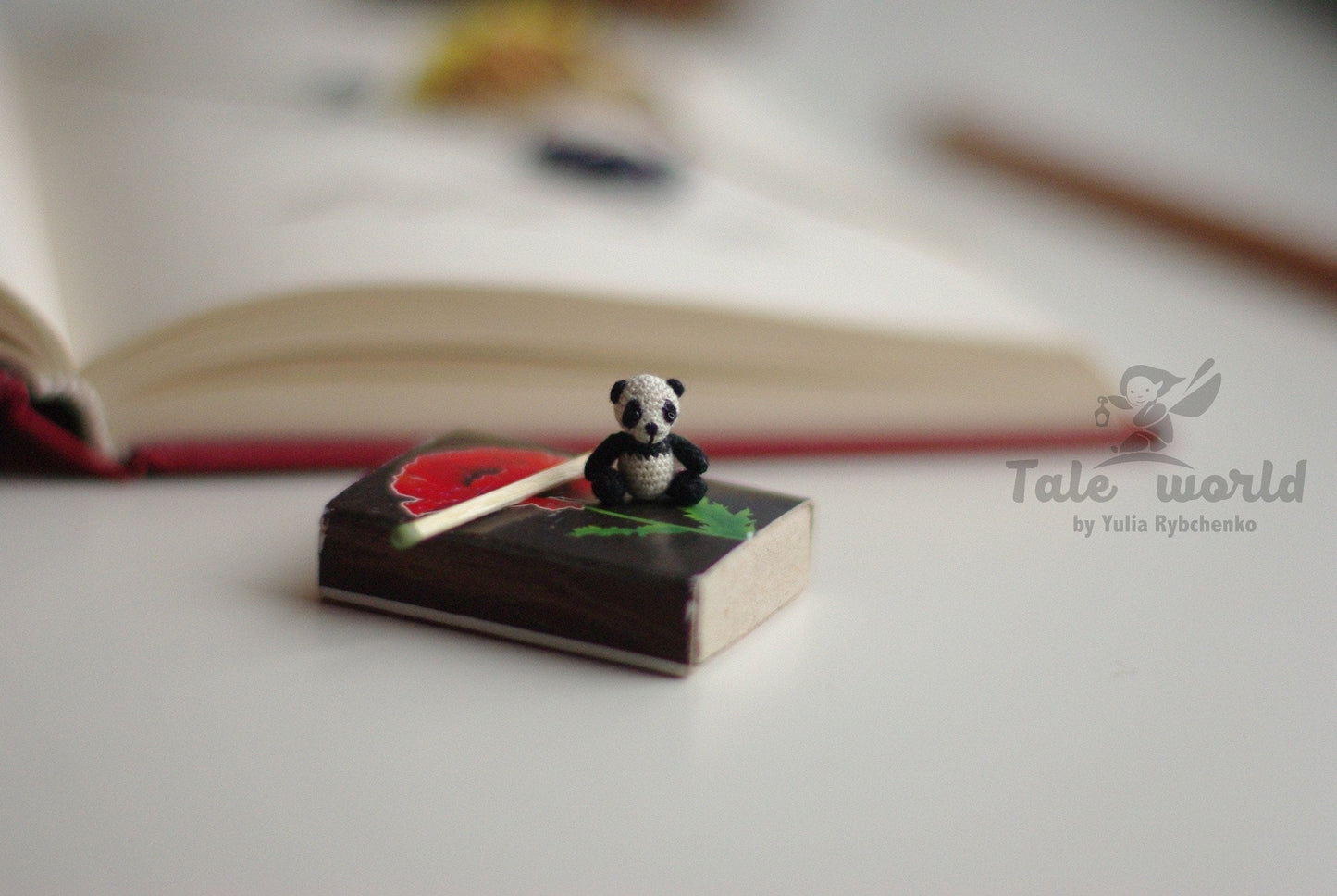 Miniature Crochet Panda