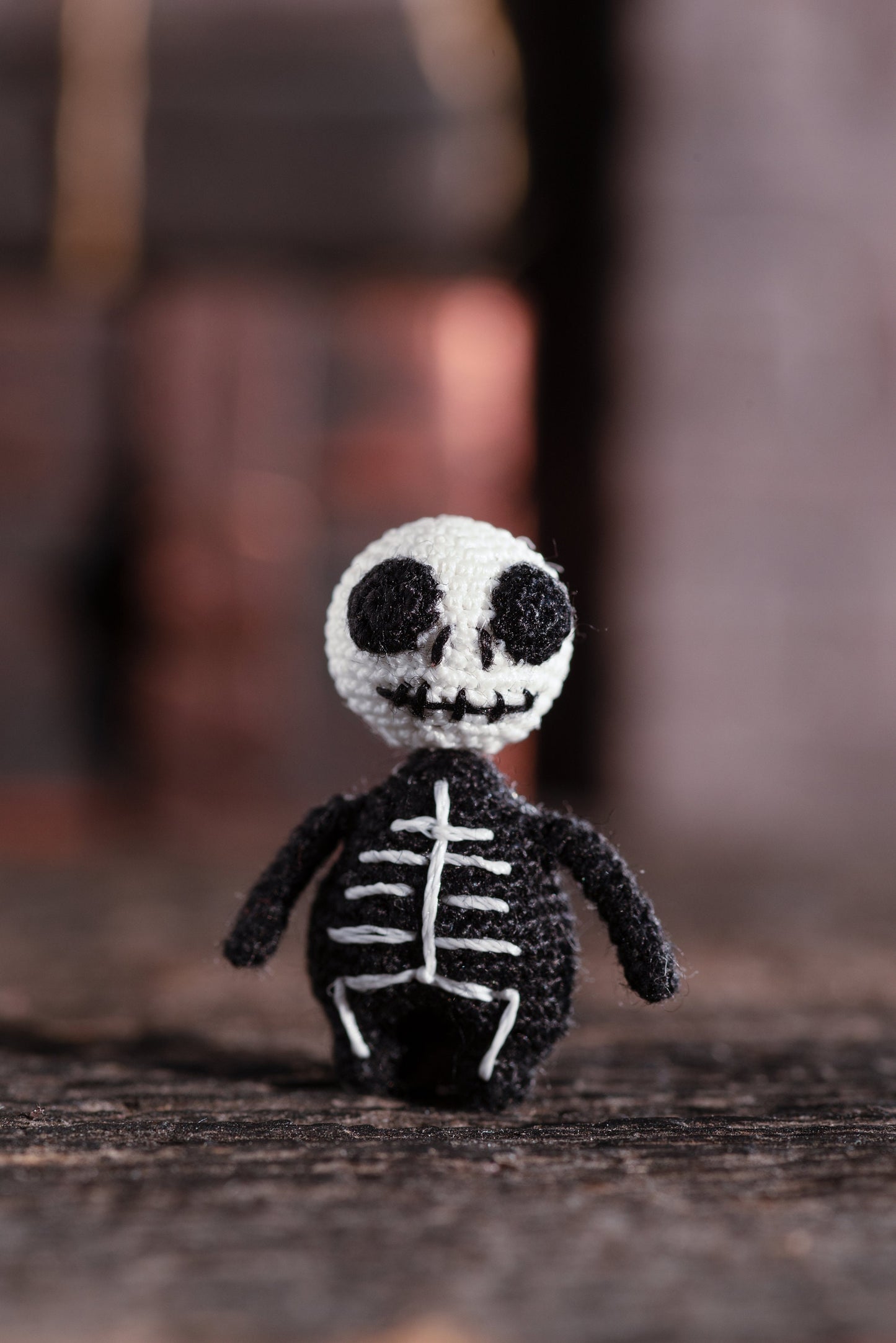 Miniature monster doll with removable head