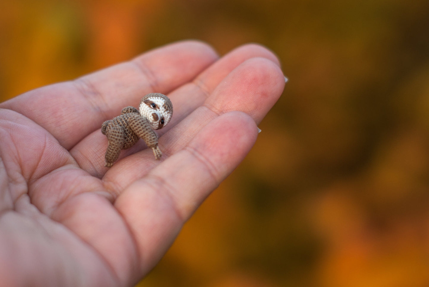 Miniature Crochet Sloth