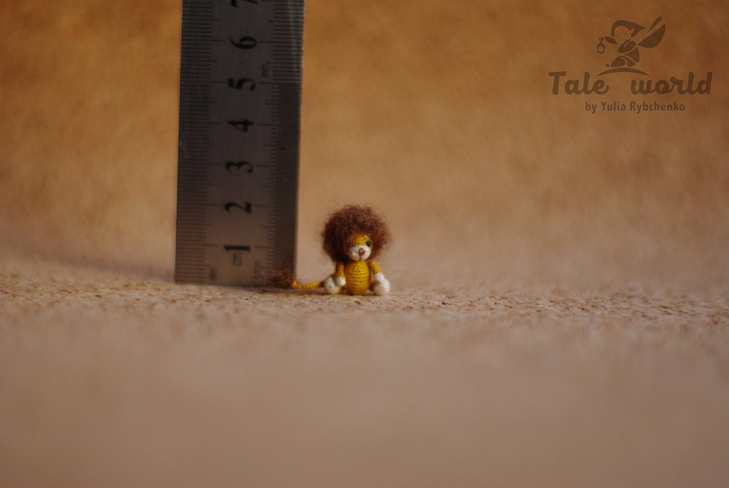 Miniature Crochet Lion